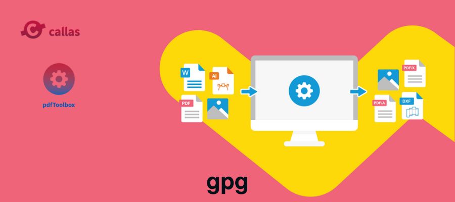 GPG callas pdftoolbox